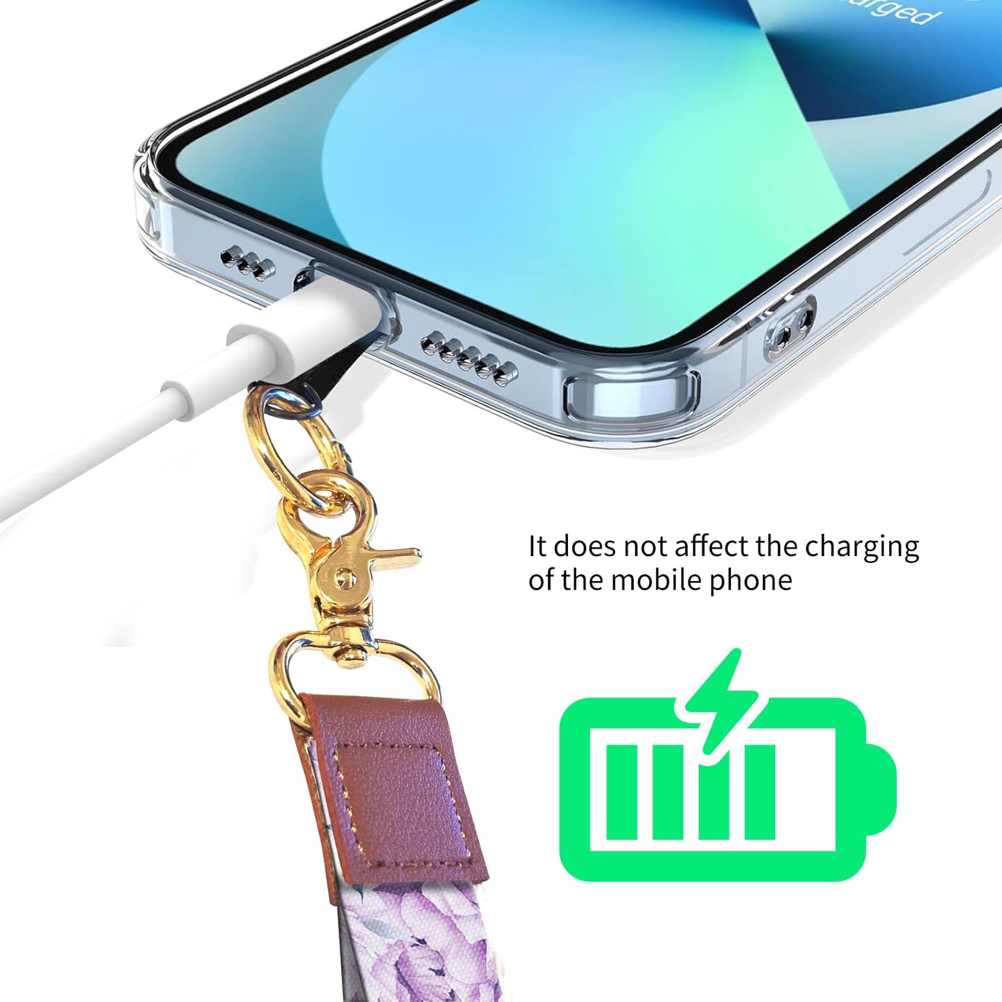 BeauBeast Cell Phone Lanyard Adjustable Crossbody Strap, Cute Universal Phone Neck Wristlet Wrist Strap Patch for Keys Case Accessories Beautiful