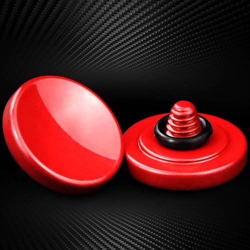 Soft Shutter Release Button (2 Pack/Red) High-end Concave Camera Shutter Button