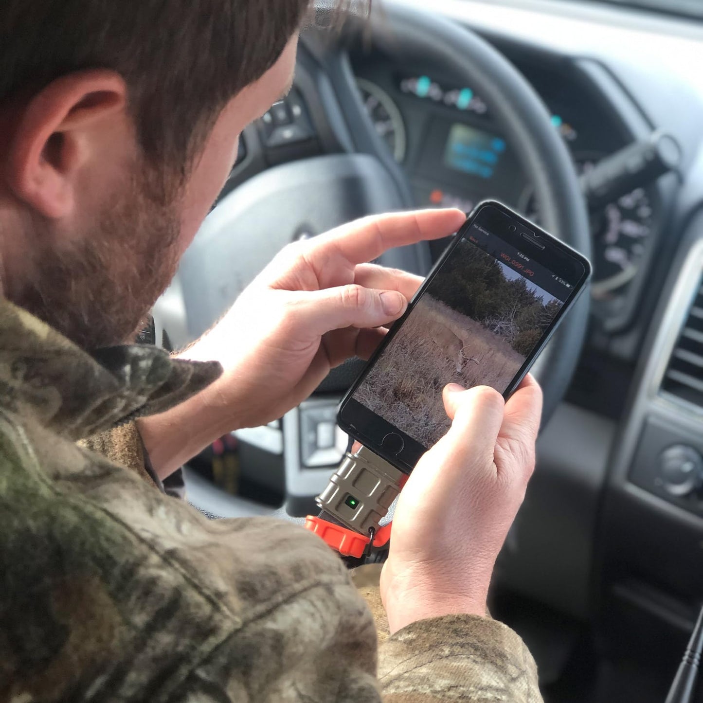 WILDGAME Innovations SD Card Reader Compatible with Apple Devices | Compact Memory Card Reader for Smartphone | Trail Camera Accessory for Viewing