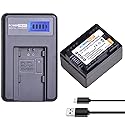 PowerTrust 1Pack BP-718 BP718 Battery + LCD USB Charger for Canon BP-709,BP-745,BP-727,CG-700 HFR80, HFR82, HFR800, HFR70, HFR72, HFR700, HFM500