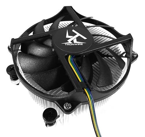 TRONWIRE TW-28 CPU Cooler Aluminum Heatsink 4-Pin PWM 92mm Low Profile 3000 RPM Fan Pre-Applied Thermal Paste for AMD Socket AM5 AM4 Desktop PC