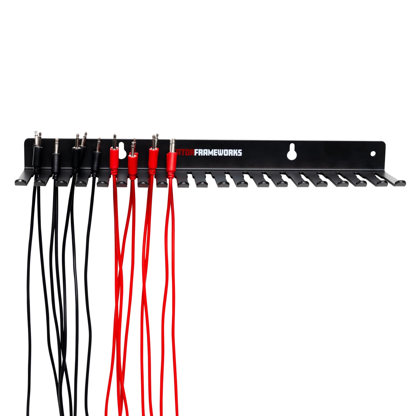 Gator Frameworks Wall Mountable Cable Hanger and Organizer with 19 Cable Slots, Ranges from 5-9mm Spaces (GFW-CABLEHANGER)