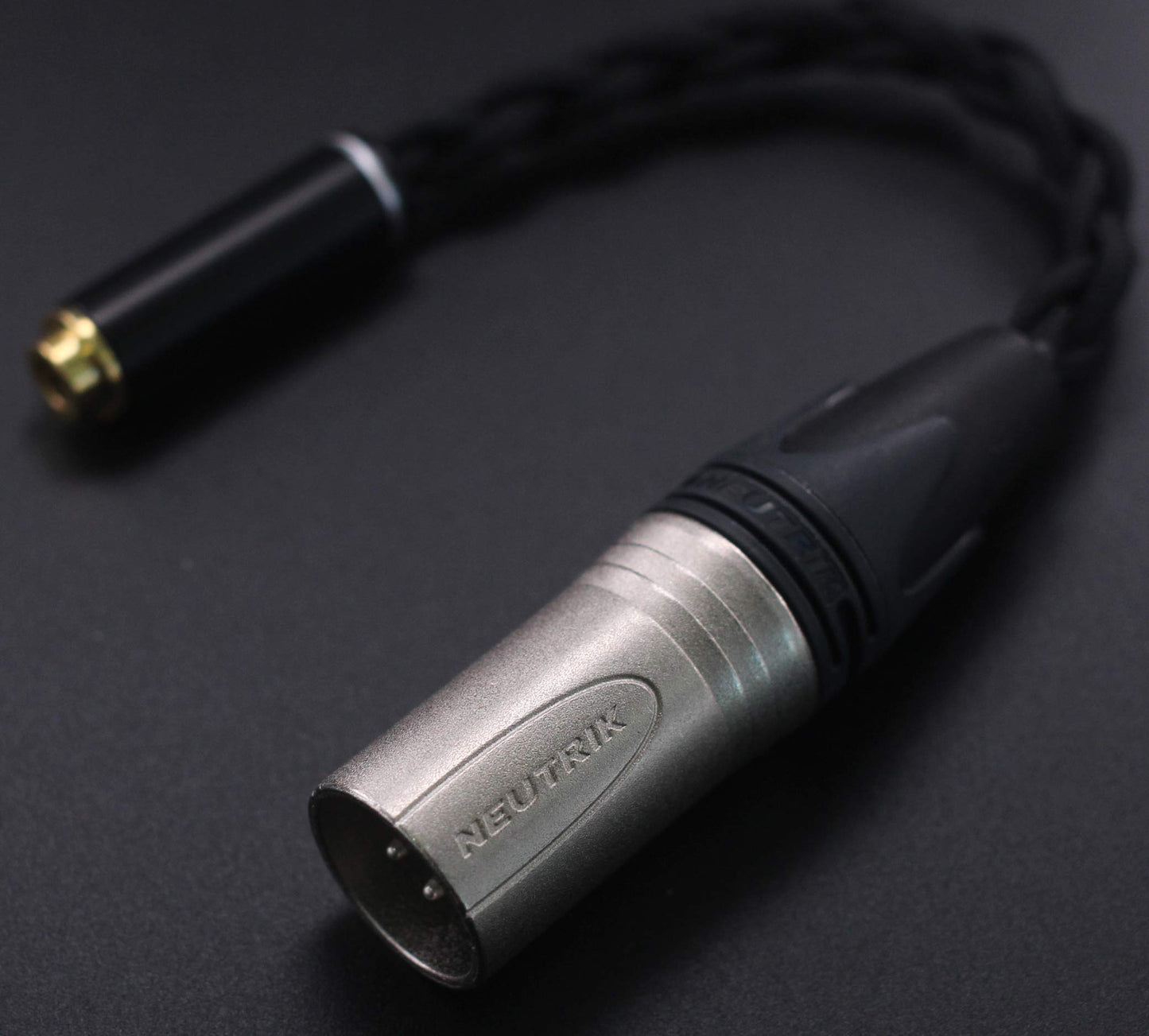 XL4-4 HiFi 4-pin XLR Balanced Male to 4.4mm Trrs Female Balanced Cable, Headphone Audio Adapter. XL4-4.