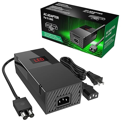 Prodico Xbox One Power Supply LED Display Power Brick Replacement for Xbox One 100-240V
