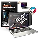 Tecgear Privacy Screen Filter 15 Inch | MacBook 15 Inch M1 Privacy Filter | Magnetic Laptop Screen Protector | Anti Glare Blue Light Blocking Magnetic