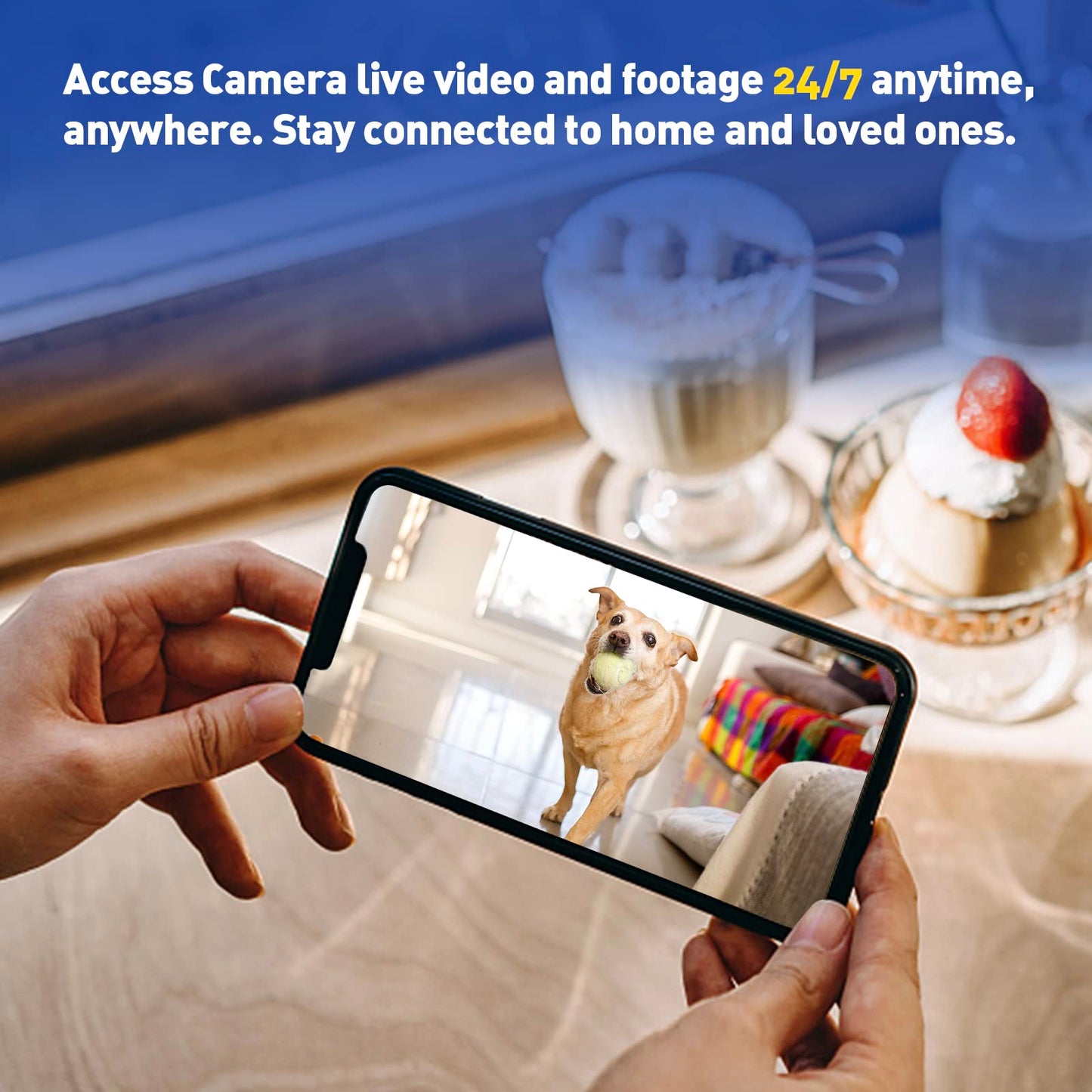 HiKam Small 2K WiFi Hidden Camera Slim Body, with Night Vision, App Control, Video-only