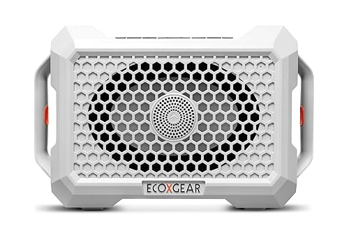 ECOXGEAR Defender: Outdoor Portable Bluetooth Speaker, 121dB Massive Sound, Waterproof and Drop Proof, with LED Party Lights, Pair up to 100, 25+
