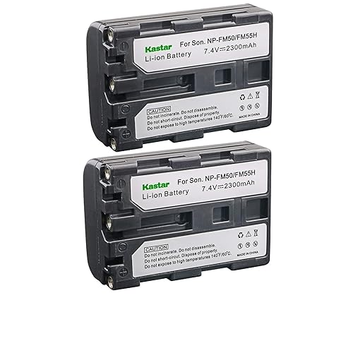 Kastar Battery Replacement for Sony NP-FM50 NP-FM55H DCR-HC14 DCR-HC15 DCR-HC88 DCR-PC100 DCR-PC101 DCR-PC103 DCR-PC104 DCR-PC105 DCR-PC110 DCR-PC120