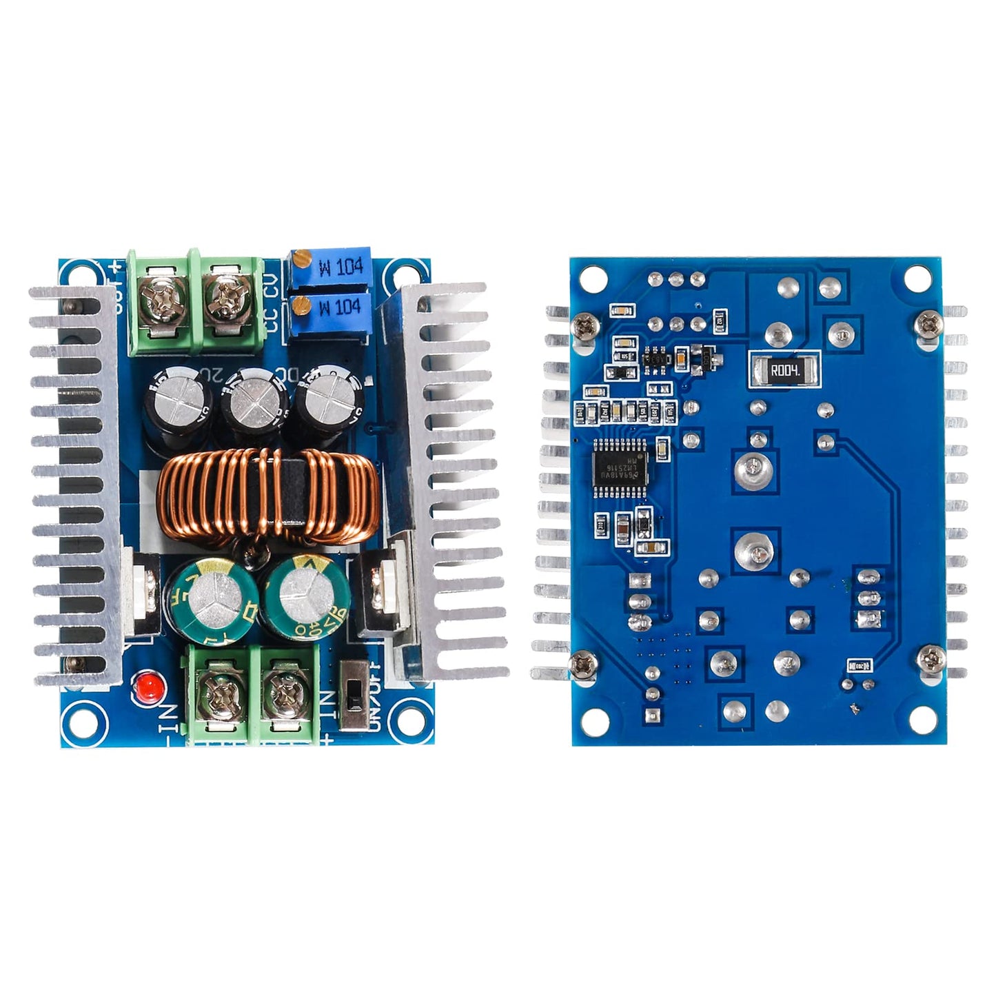 Diitao 3PCS Step Down Converter Module 20A 300W DC-DC Constant Current Adjustable Voltage Regulator Modules with Short Circuit Protection (6-40V…