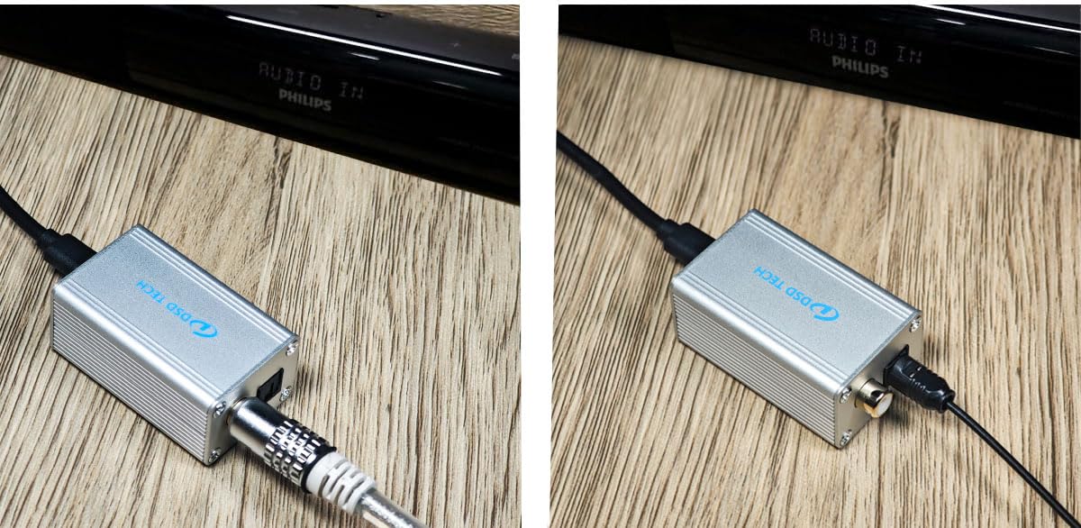 DSD TECH SH-AU01A USB to TOSLINK Coaxial Optical Audio Adapter