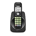 VTech Cordless Phone with DECT 6.0, Full-Duplex Speakerphone, Lighted Display, Backlit Keypad, Caller ID/Call Waiting, Volume Control, Hearing Aid