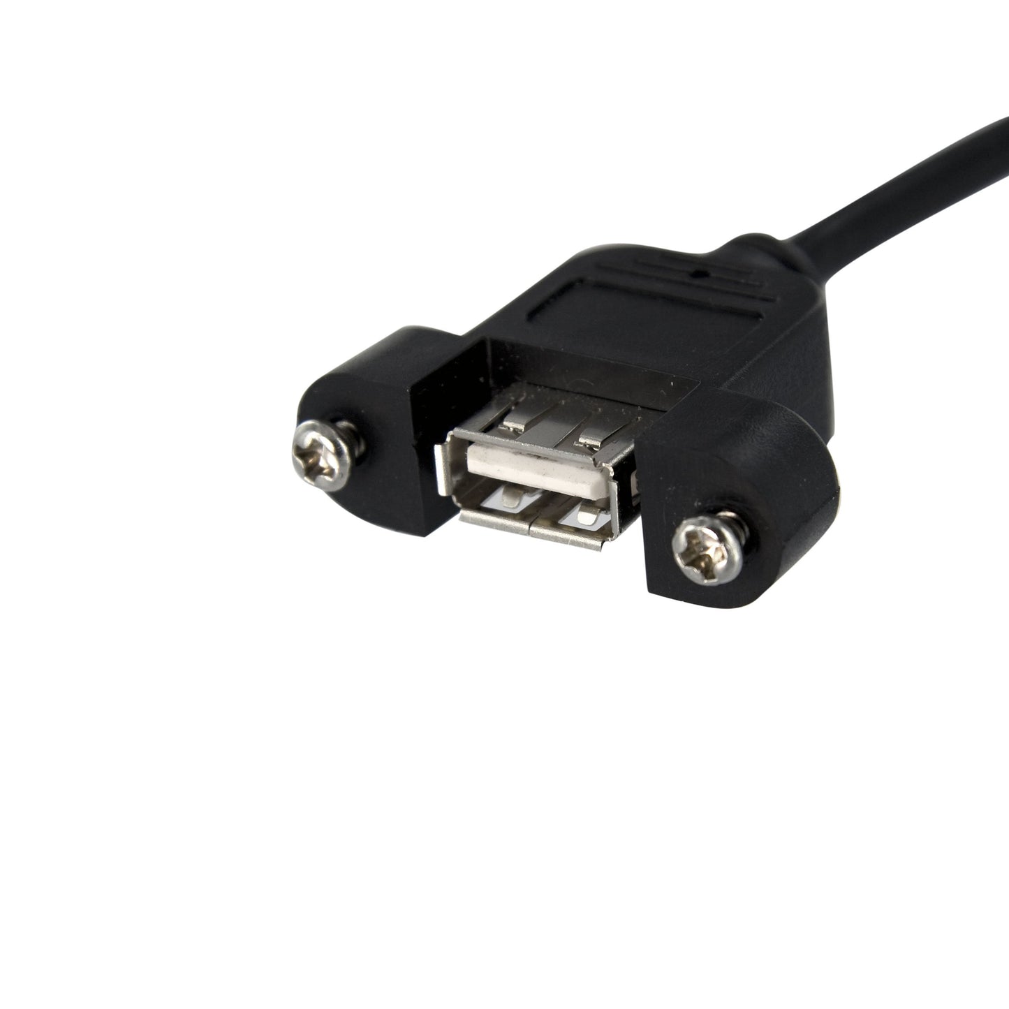 StarTech.com 1 ft Panel Mount USB Cable - USB A to Motherboard Header Cable Adapter F/F - USB 2.0 internal Cable (USBPNLAFHD1)