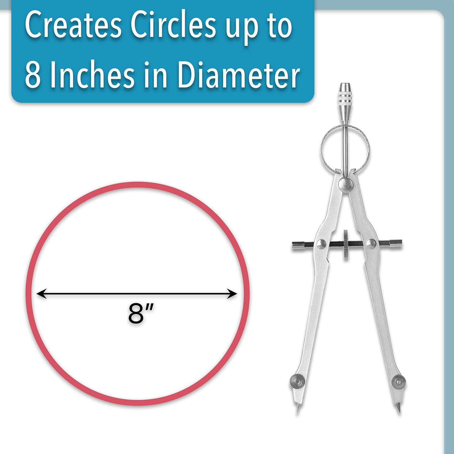 Mr. Pen- Professional Compass for Geometry, Extra Lead