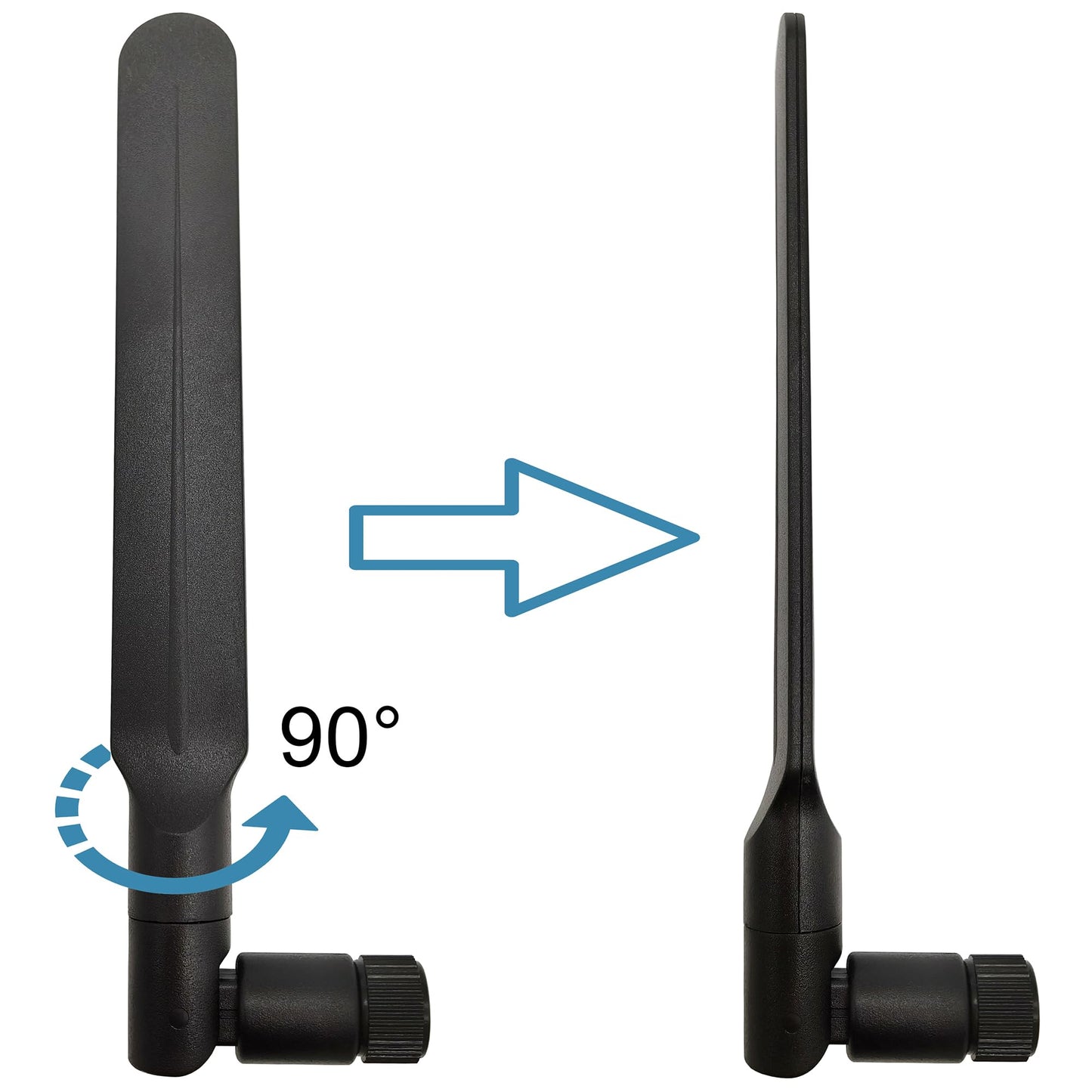 4G LTE Antenna SMA Male 9dbi 700-2700MHz 3G/4G/LTE Universal Wide Band Omni Directional Paddle Antennas for Router Mobile Hotspot Wireless Home Phone