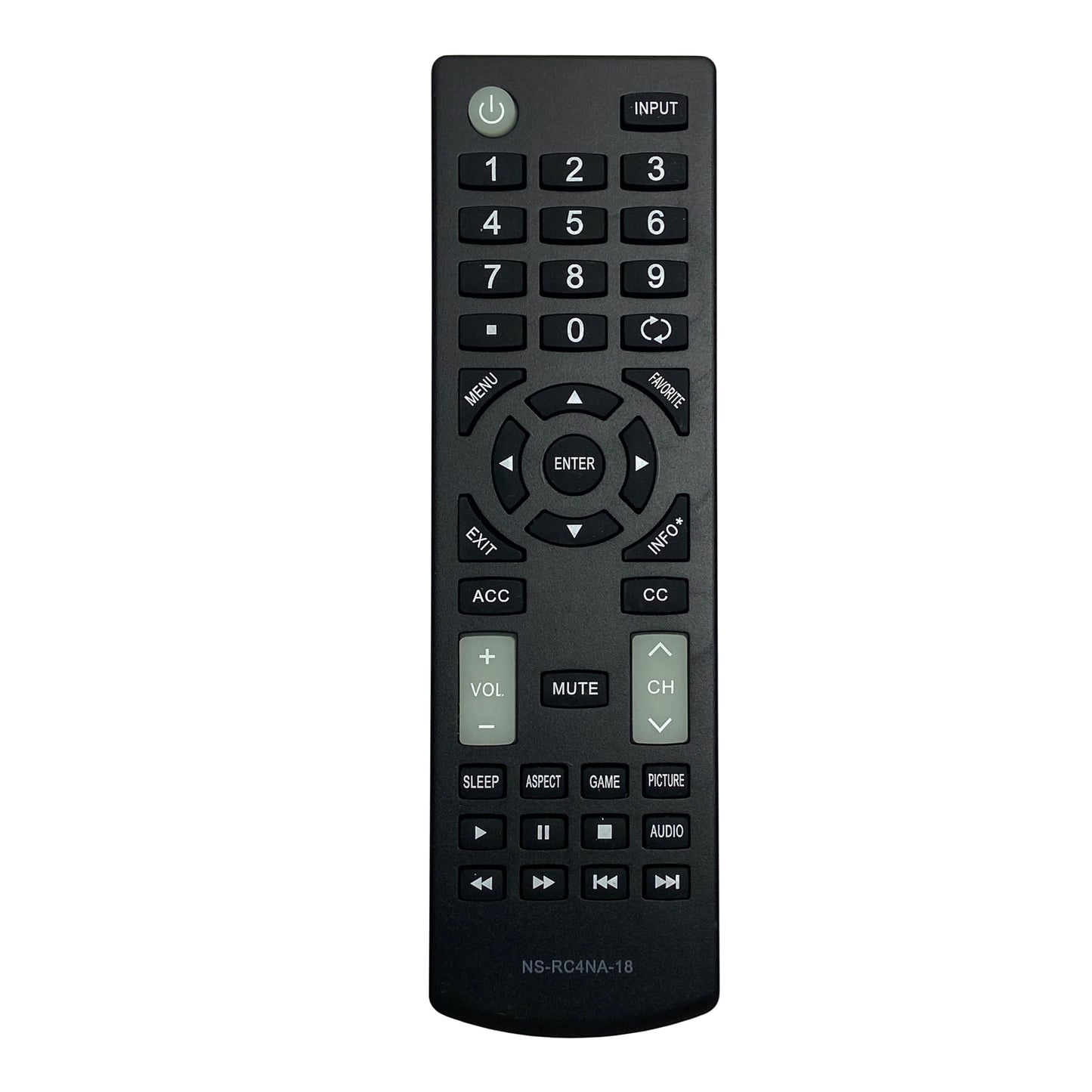 NS-RC4NA-18 Replacement Remote Compatible with Insignia TV NS-50D510NA19 NS-50D510MX19 NS-32D311NA17 NS-32D311MX17 NS-40D420NA18 NS-49D420NA18