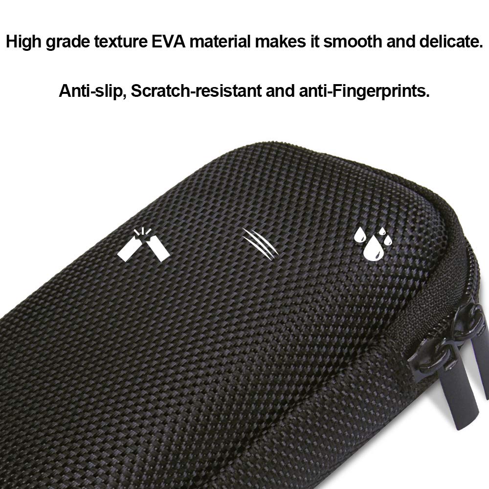 HOOTEK Durable MP3 Player Case, USB Flash Drive Case Bag Wallet, 2Pack EVA Shockproof Hard Carrying Travel Case Bag SD Memory Cards Cable Organizer