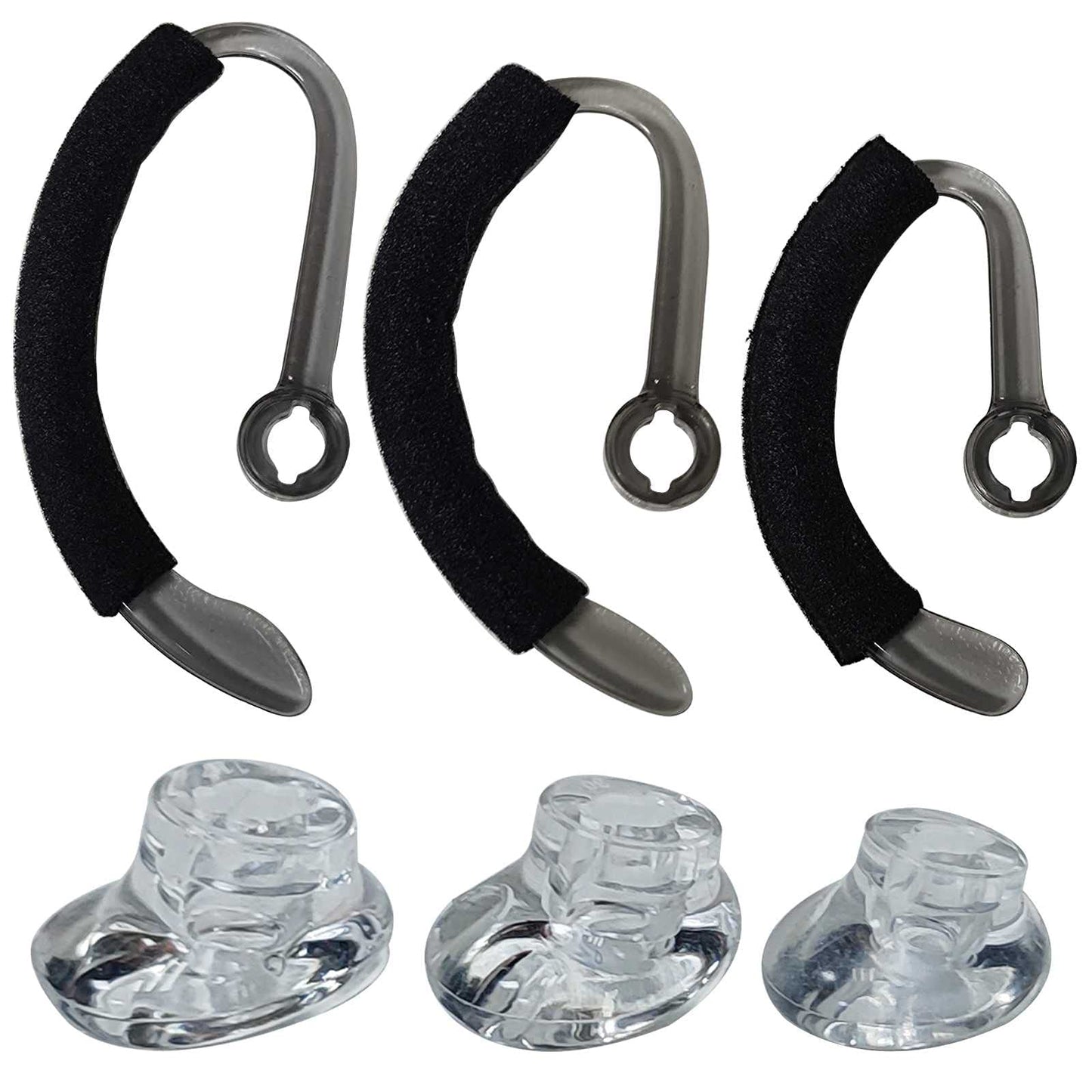 Miayaya Ear Tips, Ear Hook Loops, Foam Spare, Earpads Fit Kit Compatible Model for Plantronics WH500 CS540 W440 CS70 Savi W740 Headset Replacement Tip