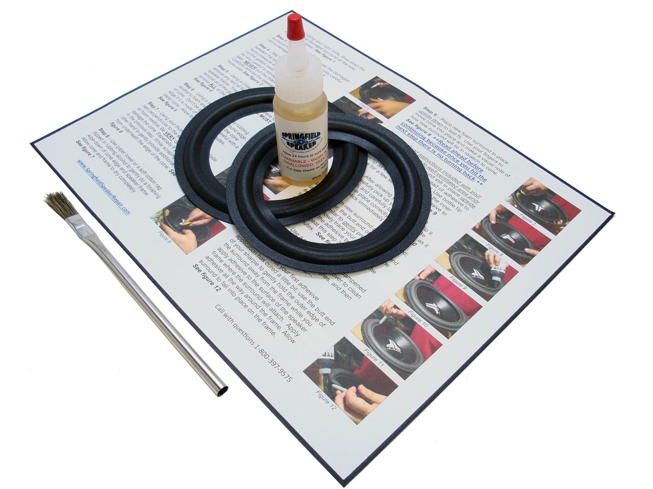 Optimus/Realistic 5" Speaker Foam Surround Repair Kit - Radio Shack 5 Inch
