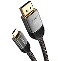 Zeskit Maya Bi-Directional 32.4Gbps USB-C to Displayport DP1.4 Cable Certified 8K60 5K60 4K120 1440P240, 6ft