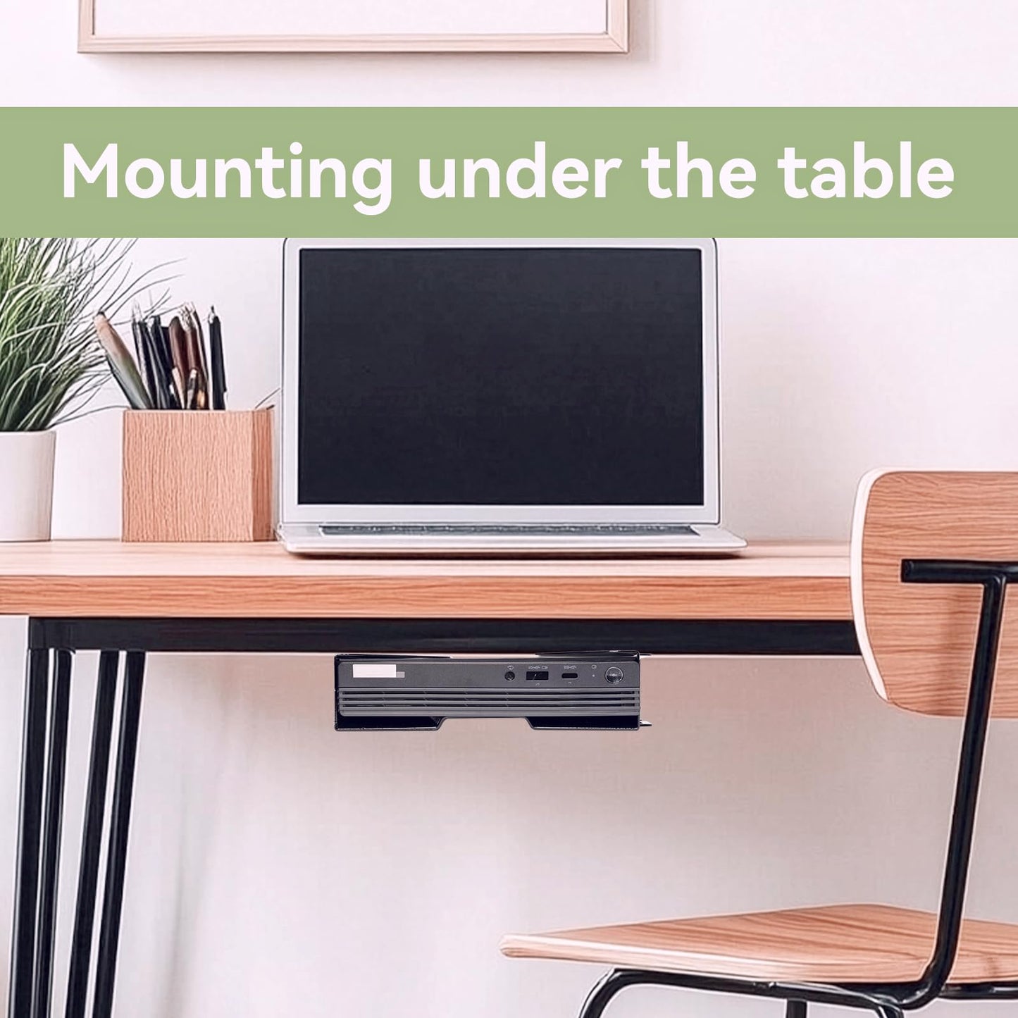 Fbyuitap Mini PC Mount Compatible with Lenovo Thinkcentre Tiny M90q Gen3, M90q Gen 2,M80q Gen3, M75q Gen2,M70q Gen 2, M70q VESA Mount Adapter Wall