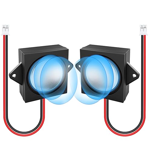 MakerHawk Arduino Speaker - 2pcs 3W 8 Mini Speaker, Full-Range, JST-PH2.0mm-2 Pin Interface, 3.3V-5V