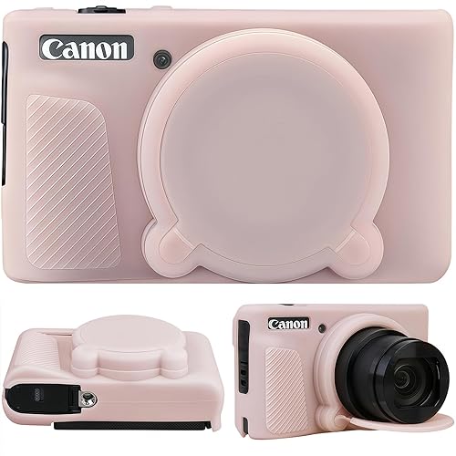 SZHSYJY Camera Case for Canon PowerShot SX740/ SX730 Digital Camera,Soft Silicone Protective Bag Removable Lens Cover,Anti-Scratch Slim Fit
