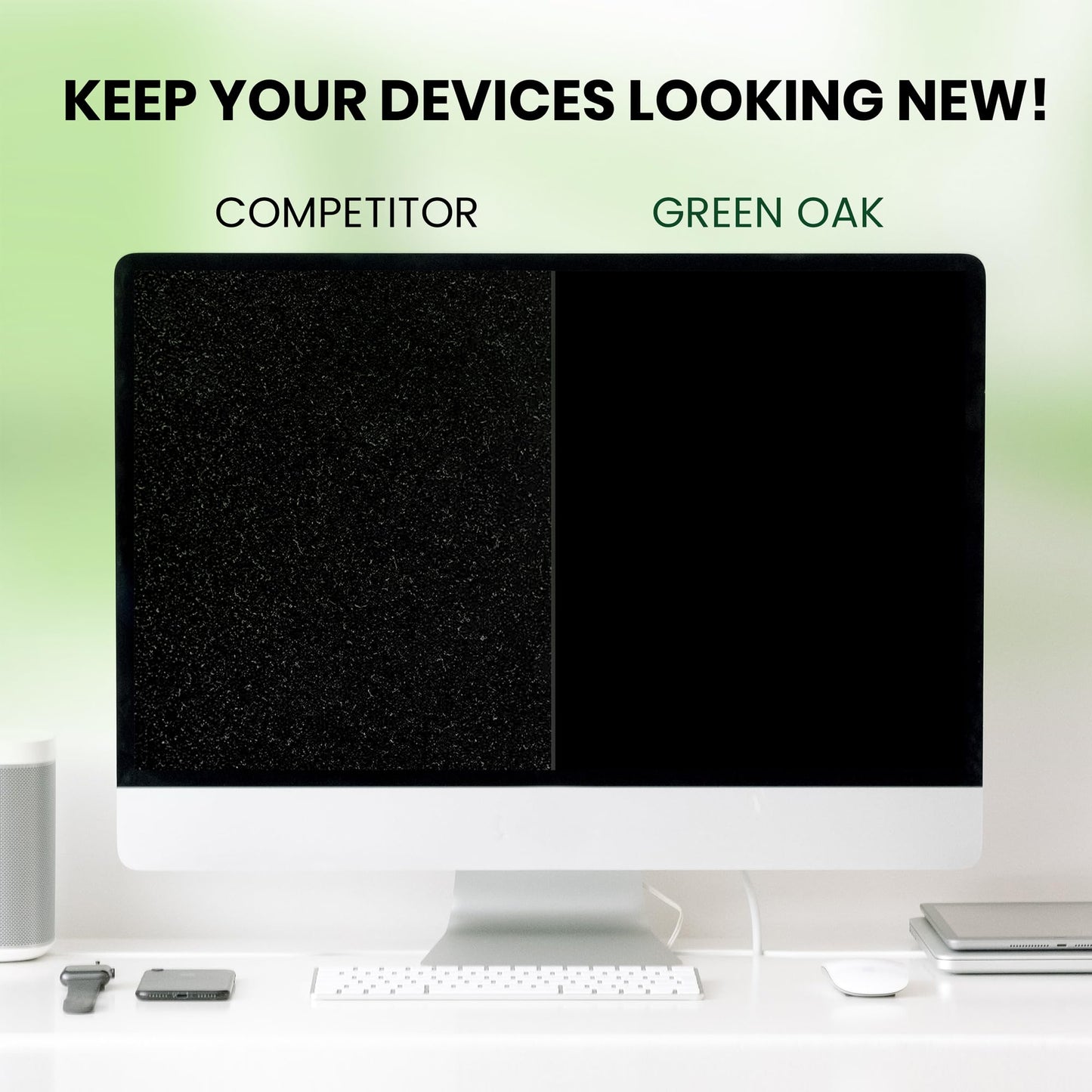 Green Oak Screen Cleaner Refill Professional Screen Cleaner Spray - Best for LCD & LED TV, Tablet, Computer Monitor, Phone - Safely Cleans