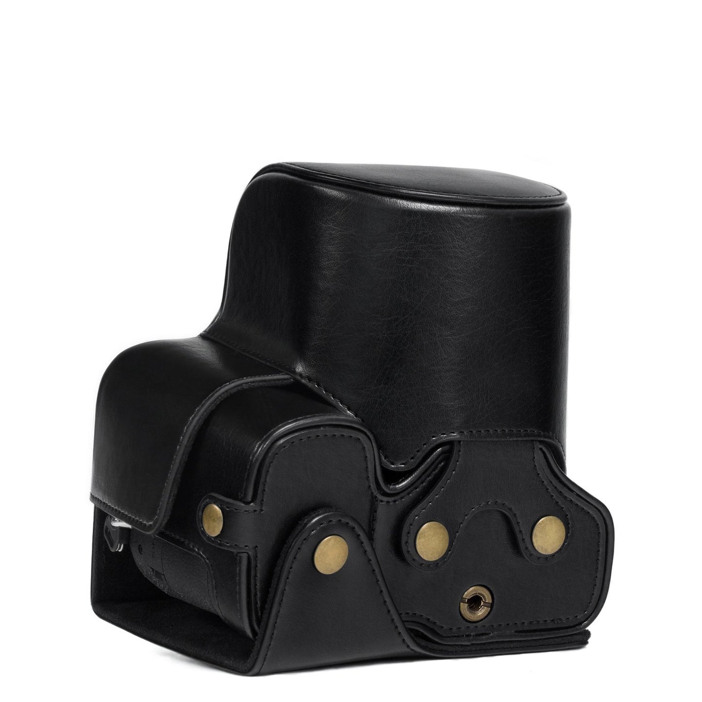 MegaGear Sony Cyber-Shot DSC-RX10 IV, DSC-RX10 III Ever Ready Leather Camera Case and Strap, with Battery Access - Black - MG760