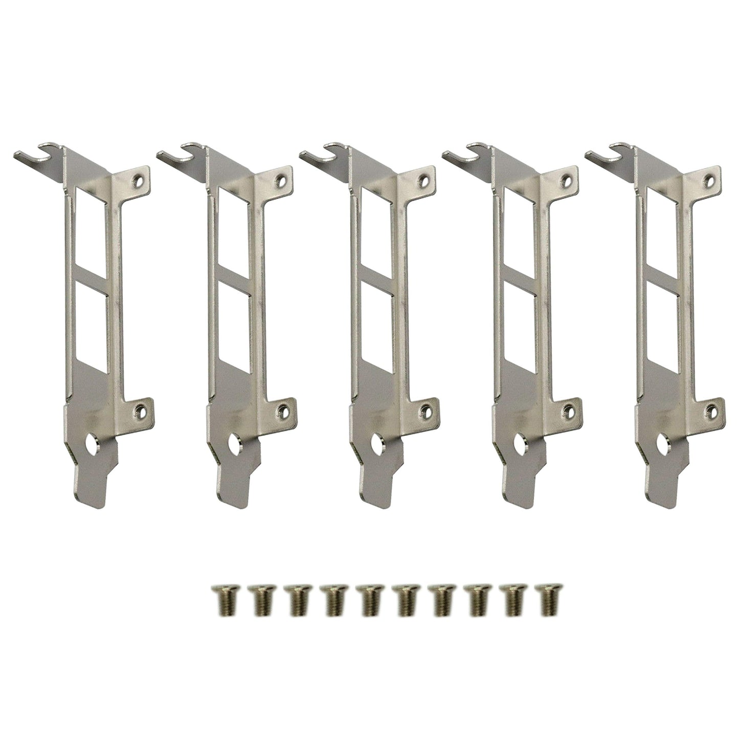 BestParts 5pcs Generic Short Low Profile Brackets for Intel X540-T2 X710-T2L X710AT2 with Screws