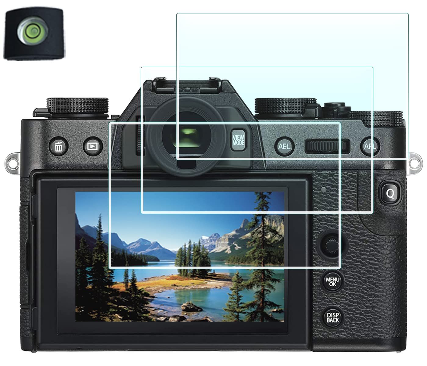 Screen Protector for Fujifilm X-S10 X-T20 X-T10 X-T100 X-E3 XF10 X-A1 X-A2 Camera(for accessories),Fuji XT20 XT10 XE3 XA1 XA2,0.3mm High Definition 9H