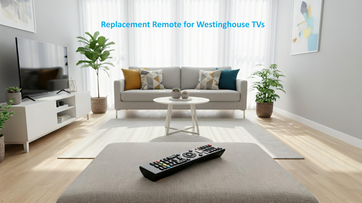 Remote Control fit for Westinghouse LED Smart UHD 4K TV WD40FB2530, WE50UB4417, WE55UB4417, WE55UDT108