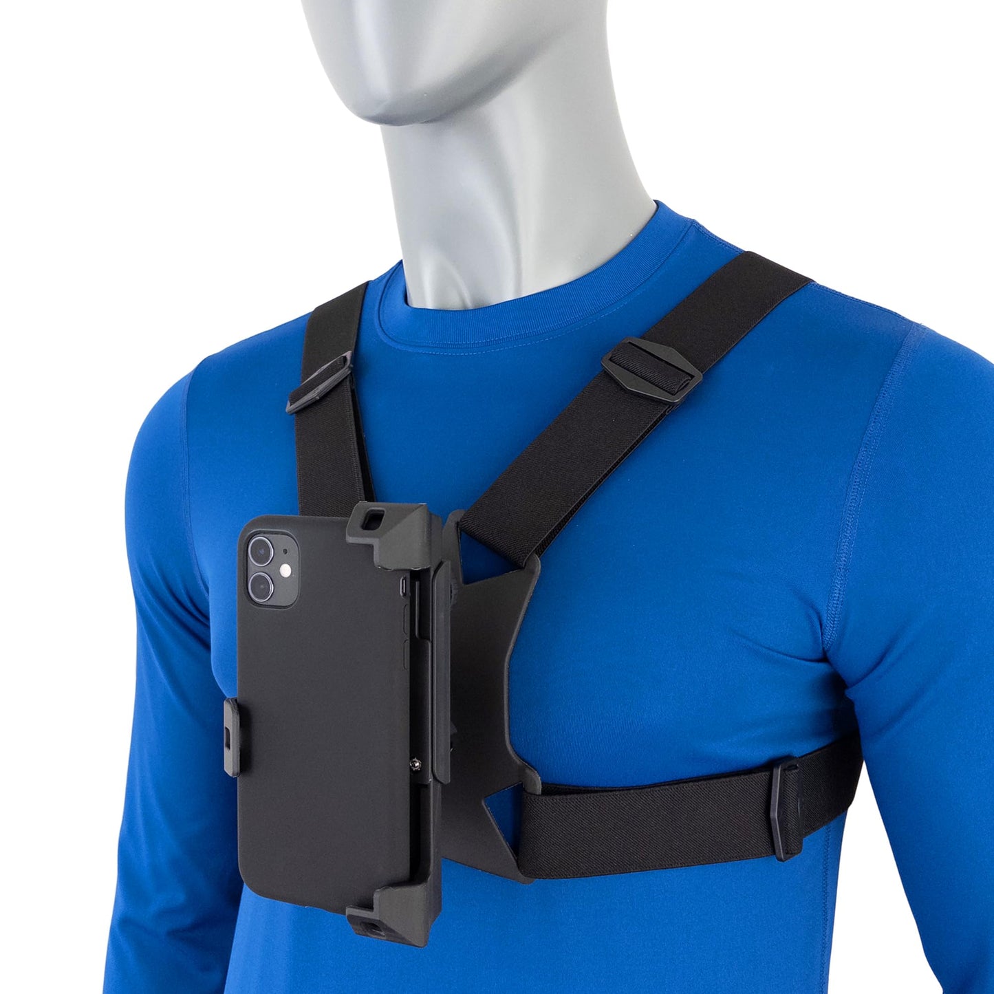 STUNTMAN High Stability Chest Mount for Smartphones - Compatible with iPhone, Samsung, Motorola, Google Pixel and Other Phones