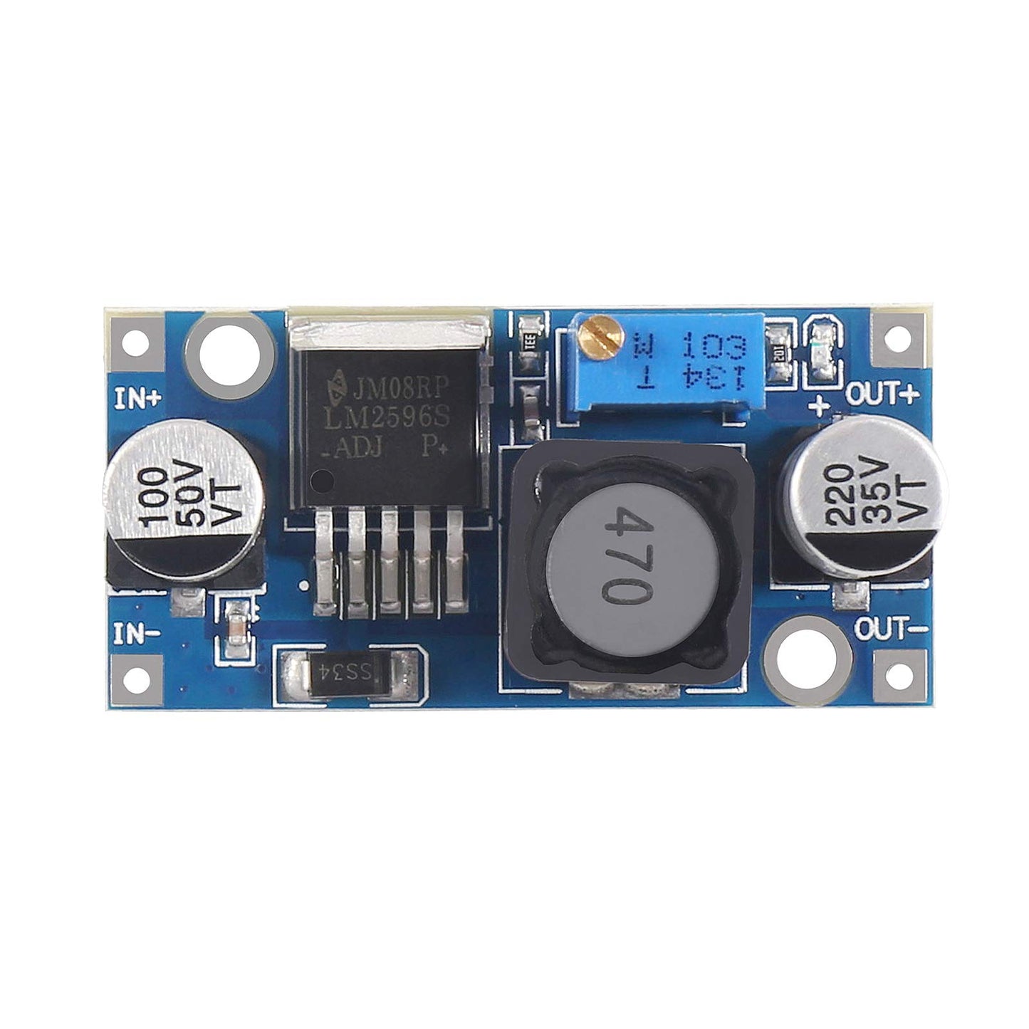 ATNSINC 10Pack LM2596 DC-DC Buck Converter, Adjustable Step Down Voltage Regulator 3-40V to 1.5-35V High Efficiency Power Supply Volt Reducer…