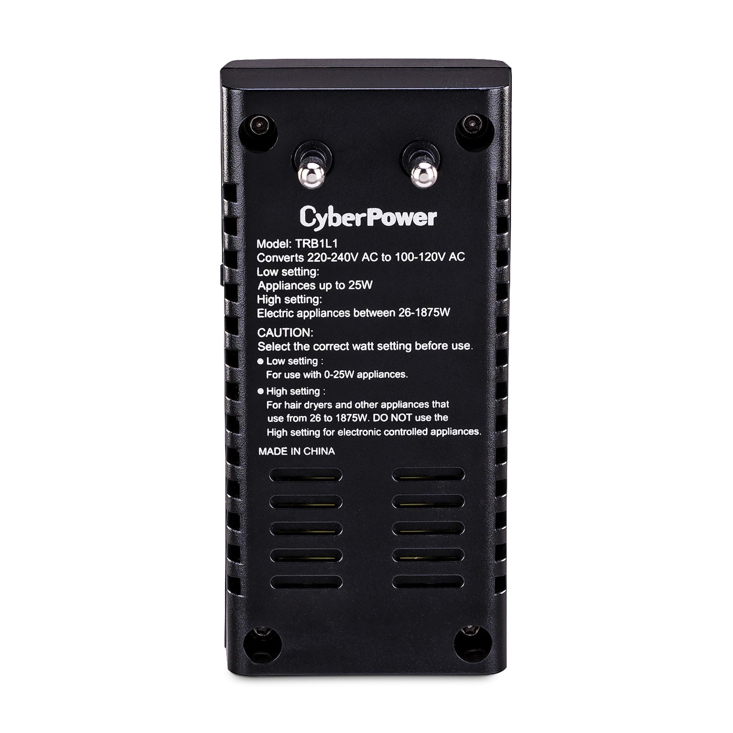 CyberPower TRB1L1 Universal Travel Adapter/Converter, Compact Design