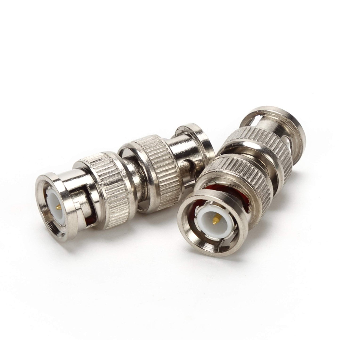 TLS.eagle BNC Plug Male to Male Coaxial Coupler Straight Adapter Connector for RG59 Cable Pack of 5