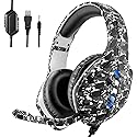 targeal Gaming Headset with Microphone - for PC, PS4, PS5, Switch, Xbox One, Xbox Series X|S - 3.5mm Jack Gamer Headphone with Noise Canceling Mic