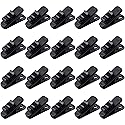 MUZHI Headphone Clip,Small Cable Clothing Clips,Earbud Clip to Keep Earphone/Microphone Cord in Place for 1.5mm Wire Diameter Round Wire Earphone 1…