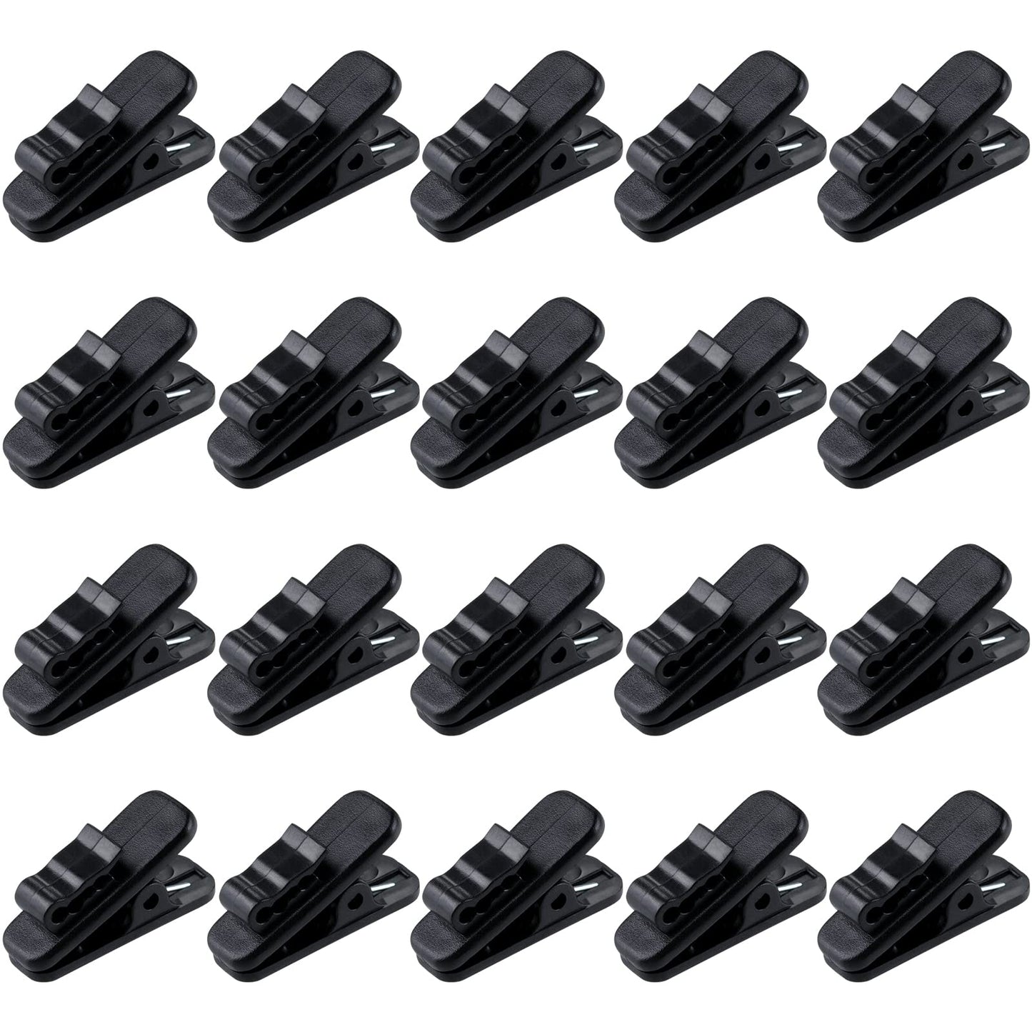 MUZHI Headphone Clip,Small Cable Clothing Clips,Earbud Clip to Keep Earphone/Microphone Cord in Place for 1.5mm Wire Diameter Round Wire Earphone 1…