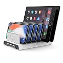 Unitek Adjustable Universal Multi Device Organizer Dock Stand Holder Compatible iPhone, iPad, Kindle, Fire Tablet, Samsung Galaxy, Google Nexus