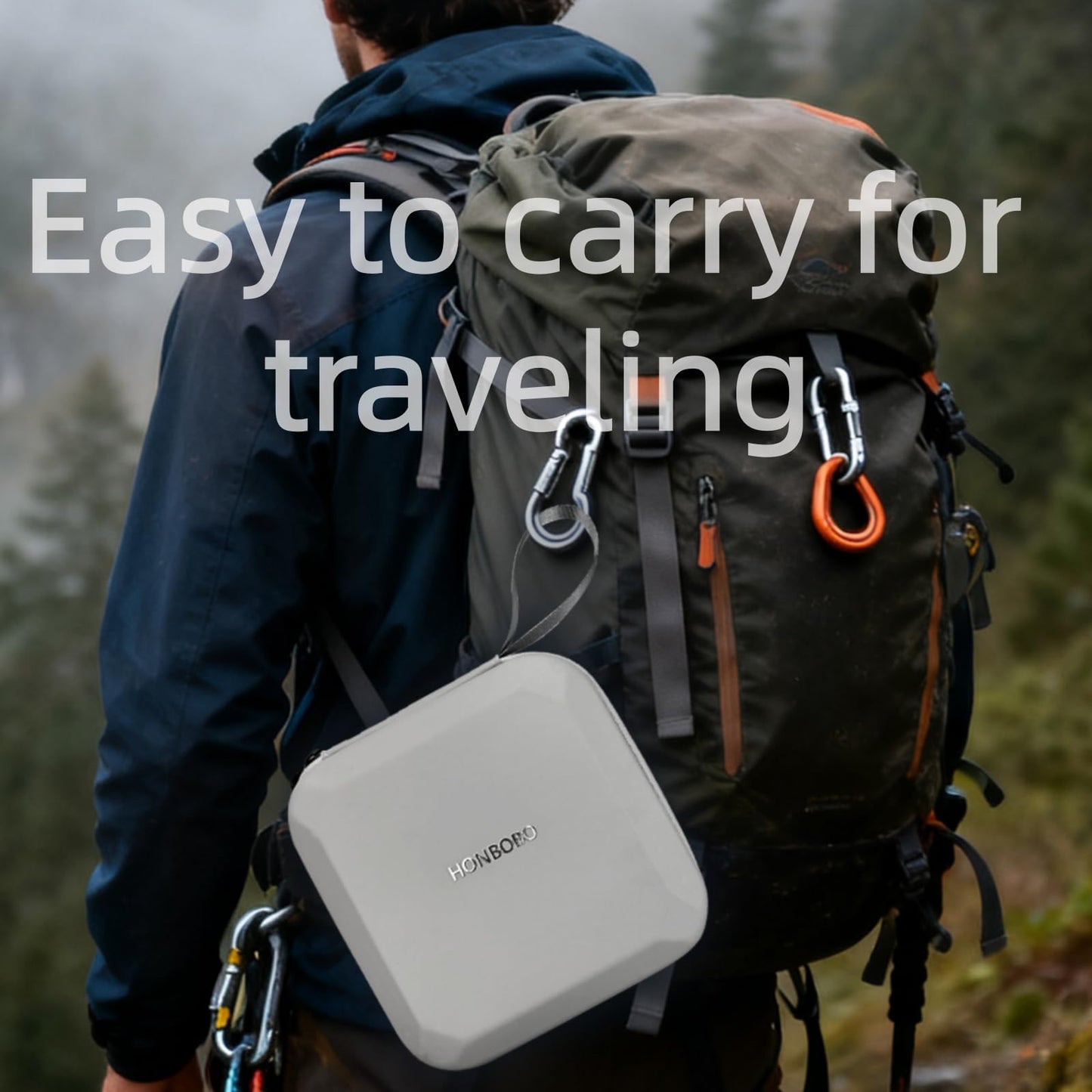 Honlyn Carrying Case Bag for DJI Neo 2, Portable Travel Hard Shell Portable Shockproof Protection Cover Drone Accessories
