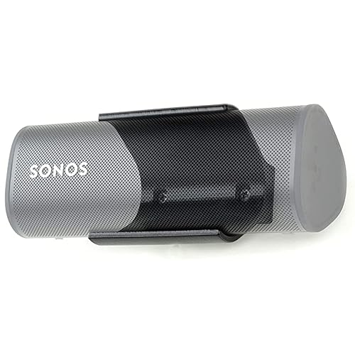 Spartan Mounts Compatible with SONOS Roam Bluetooth Speakers | Low Profile Wall Mount Anywhere Design for Home, Office, Studio, Garage, Dorm, Patio