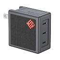 ?????????? 65W USB-C Charger Block Type C Charger, 3-Port Type-C GaN Charger USB-C Power Adapter Fast Charging Compatible with iPhone 16/15/14, Galaxy
