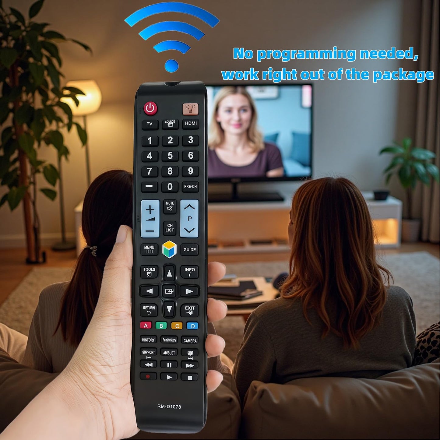 Universal Remote Control RM-D1078+ for Samsung Smart-TV HDTV LED/LCD TV