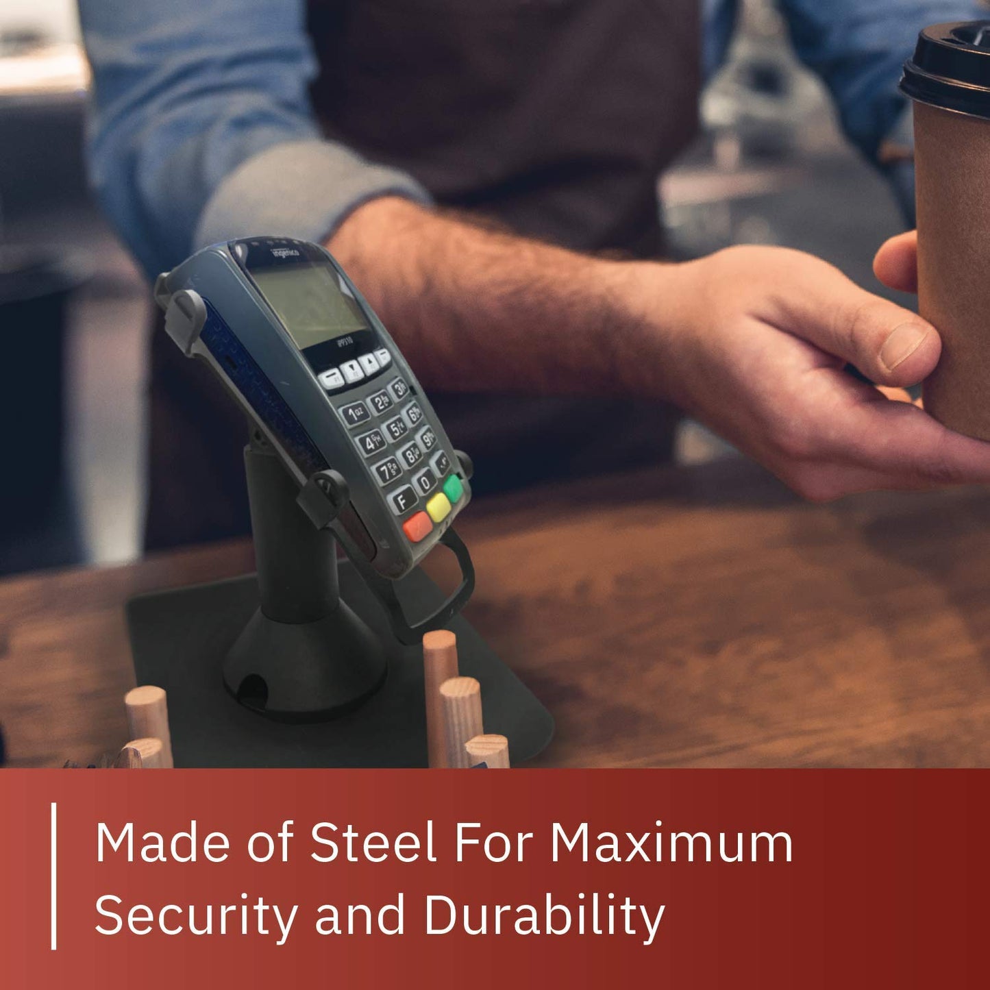 Discount Credit Card Supply DCCStands Freestanding Swivel and Tilt Ingenico IPP310/315/320/350 Terminal Stand