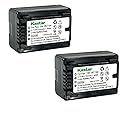 Kastar 2-Pack Battery VW-VBT190 Replacement for Panasonic HC-V250, HC-V250K, HC-V270, HC-V270GK, HC-V360M, HC-V360MS, HC-V380, HC-V380K, HC-V380GK
