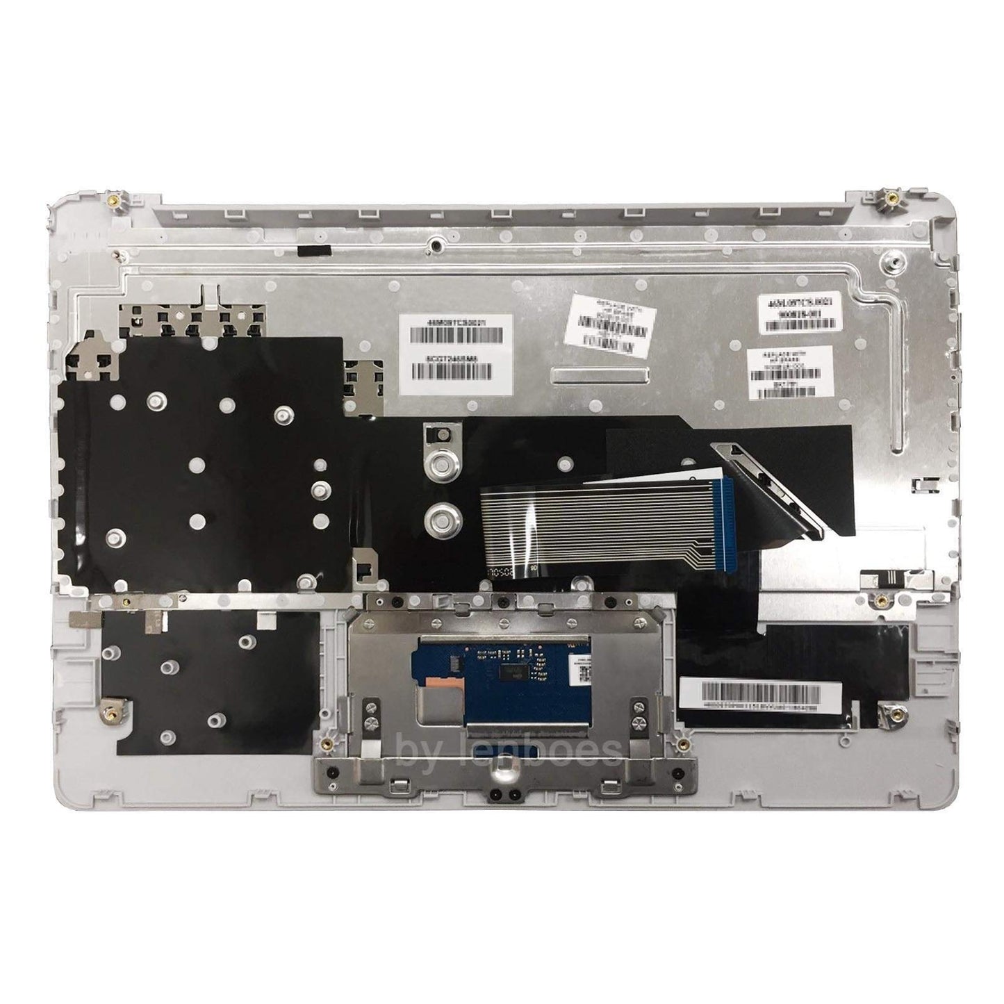Rinbers for HP Chromebook 11 G5 Silver Palmrest Upper Case with Keyboard and Touchpad Assembly Replacement Part 900818-001 855623-001 (NOT for HP