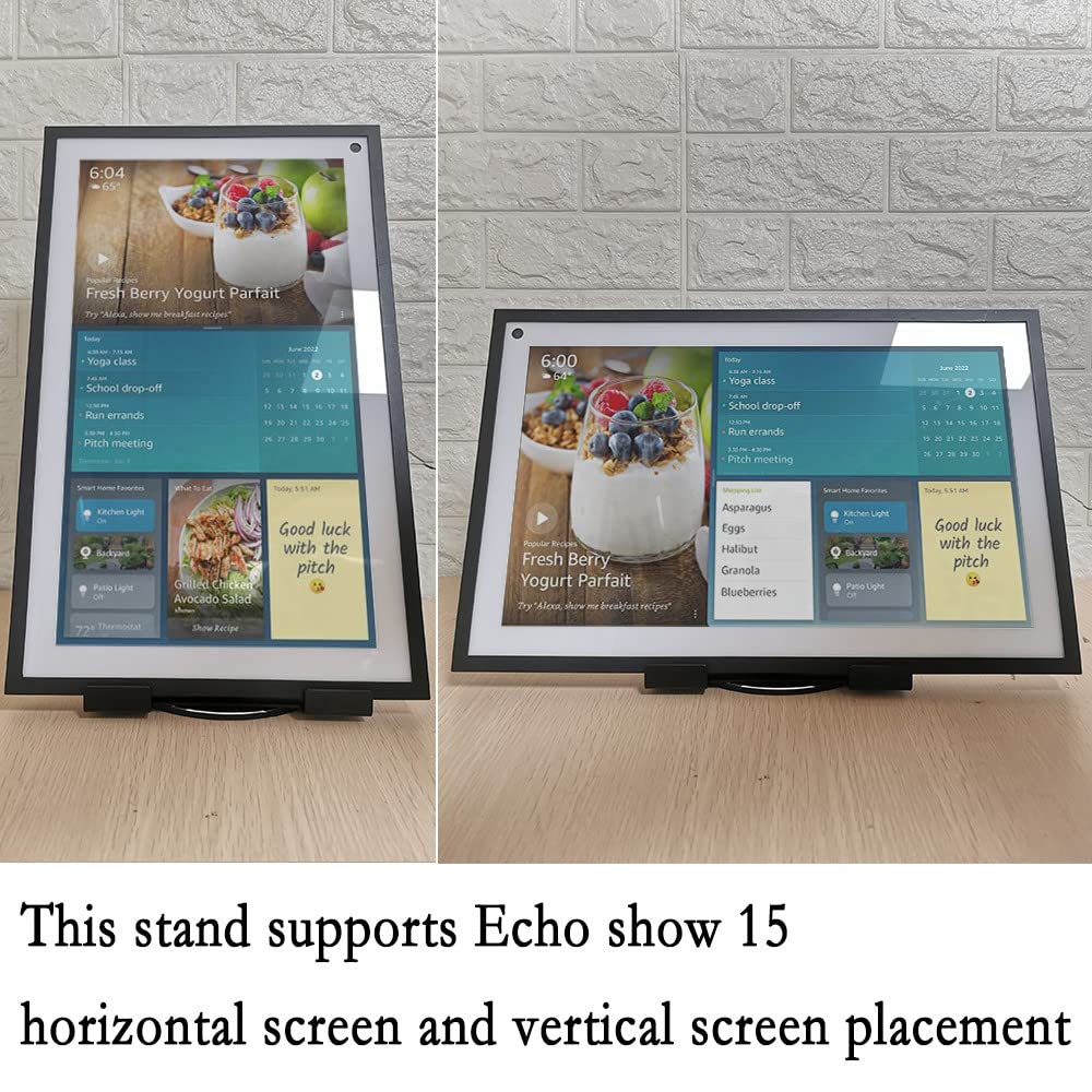 ATOPHK Ech_ooo Show 15 Stand Swivel and Tilt - Perfect Viewing Angle for All Your Needs (Black)