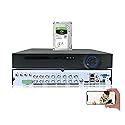 Evertech 16 Channel 4TB Hard Drive Memory H.265 5MP AHD TVI CVI Analog Surveillance Camera Digital Video Recorder