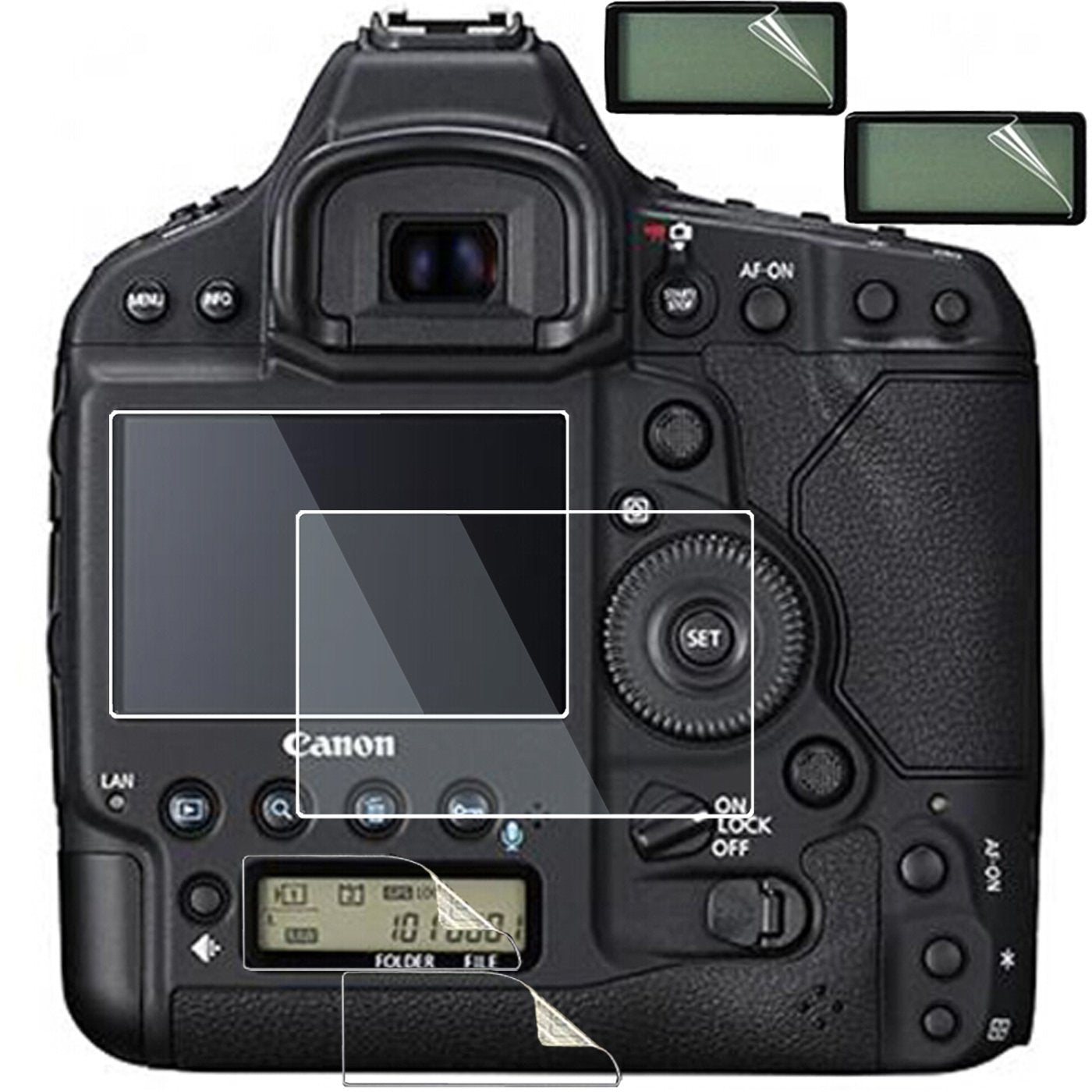 debous Screen Cover for Canon EOS-1D X Eos 1DX for EOS-1D X II 1D X Mark II 2 Mk II (not for mark iii) Dslr Camera, Tempered Glass 0.3mm 9H Hard