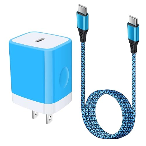 USB C Wall Charger, 20W PD Type C Fast Charging Block & 6ft Cable Compatible with Google Pixel 10/10 Pro XL/9a/9 XL 8a 8 7a 7 6 5, Samsung Galaxy